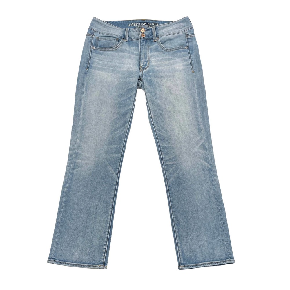 American Eagle Super Stretch Artist Crop Jeans 6